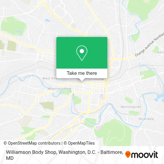 Williamson Body Shop map