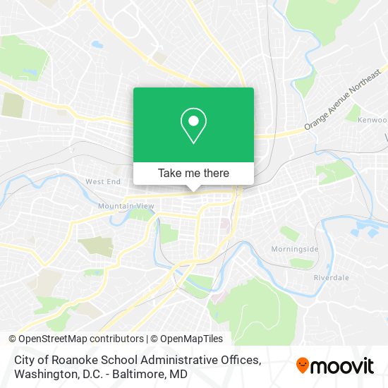 City of Roanoke School Administrative Offices map