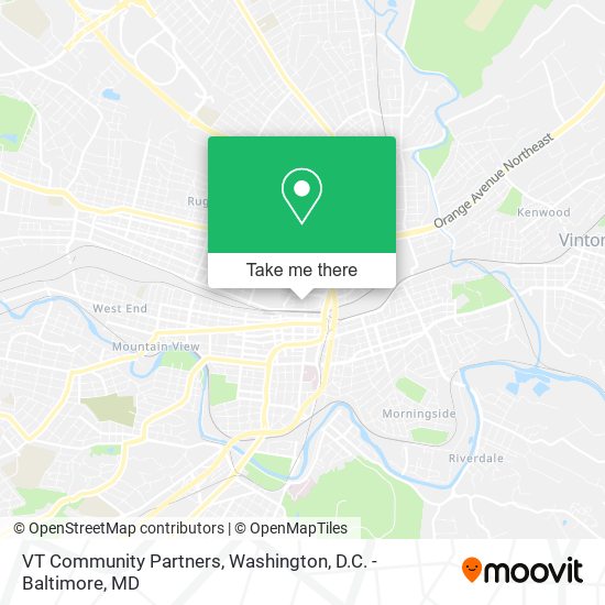 VT Community Partners map
