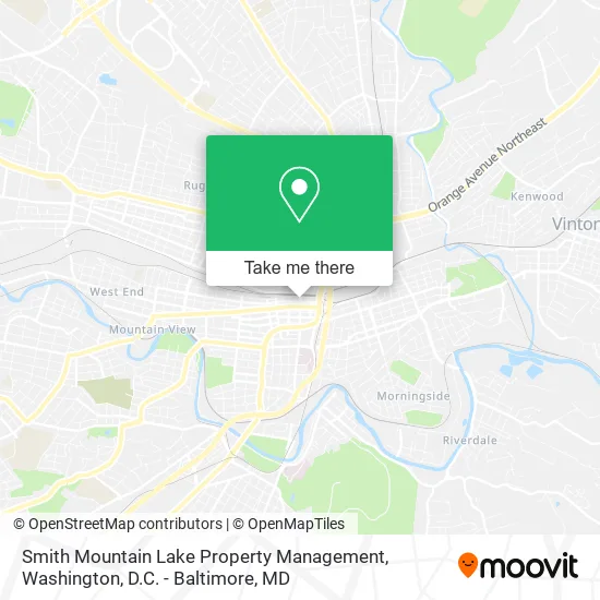 Mapa de Smith Mountain Lake Property Management