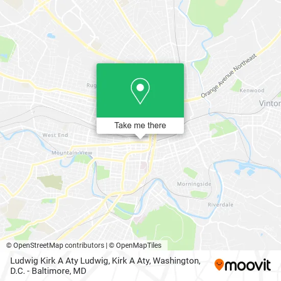 Mapa de Ludwig Kirk A Aty Ludwig, Kirk A Aty
