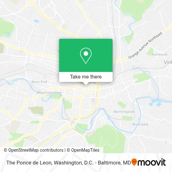 The Ponce de Leon map