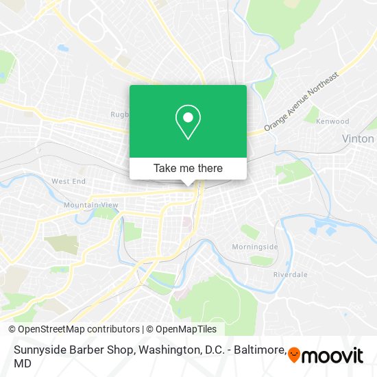 Mapa de Sunnyside Barber Shop