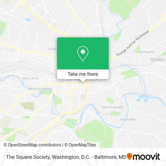 The Square Society map