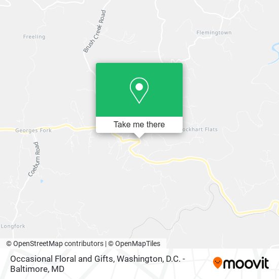 Mapa de Occasional Floral and Gifts