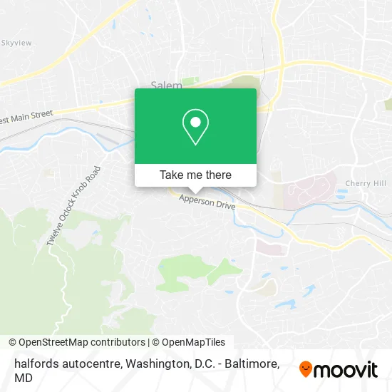 halfords autocentre map