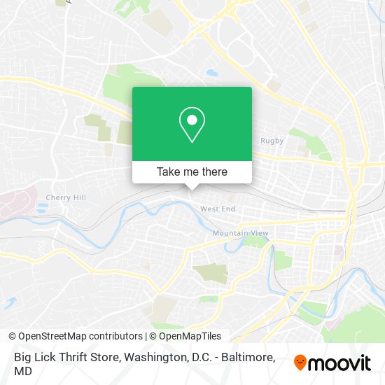 Big Lick Thrift Store map