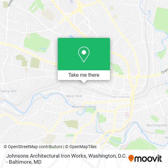 Johnsons Architectural Iron Works map