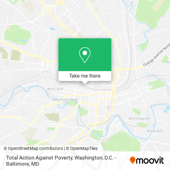 Mapa de Total Action Against Poverty