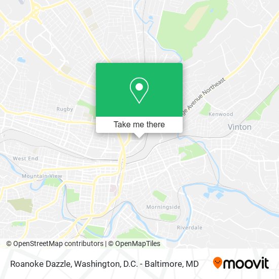 Roanoke Dazzle map