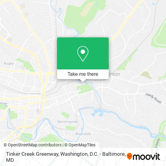Tinker Creek Greenway map