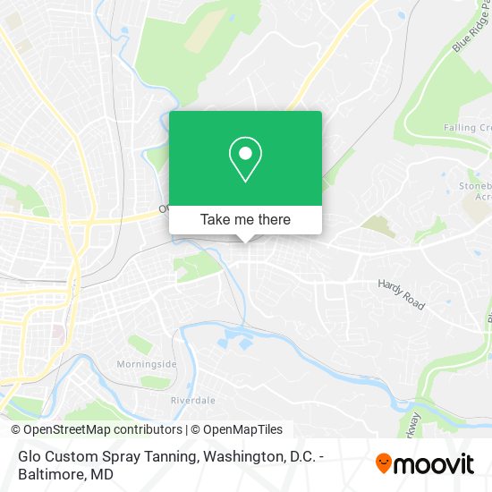 Glo Custom Spray Tanning map