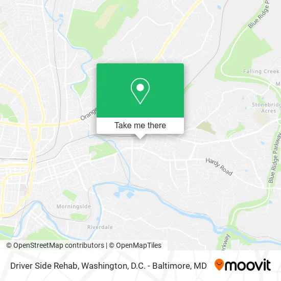 Mapa de Driver Side Rehab