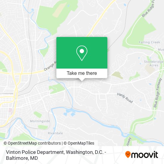 Mapa de Vinton Police Department