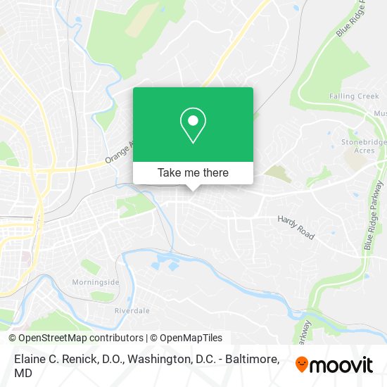 Elaine C. Renick, D.O. map