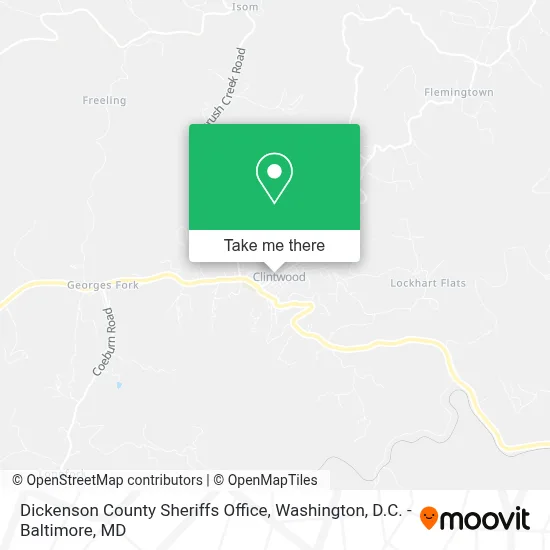 Dickenson County Sheriffs Office map