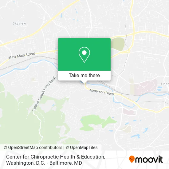 Center for Chiropractic Health & Education map