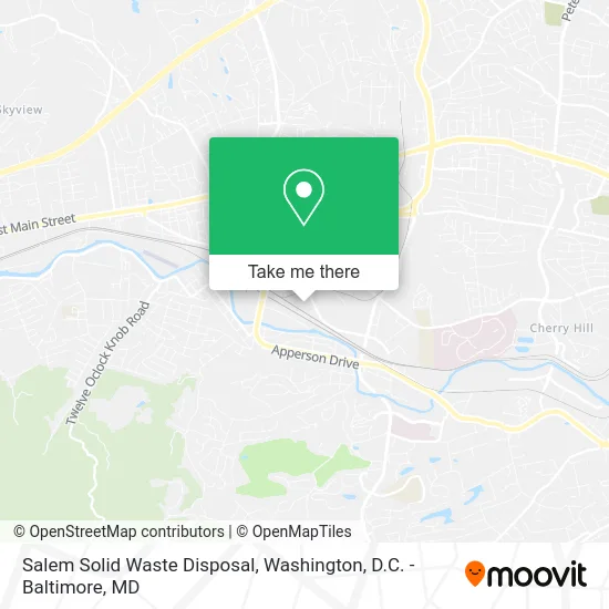 Salem Solid Waste Disposal map