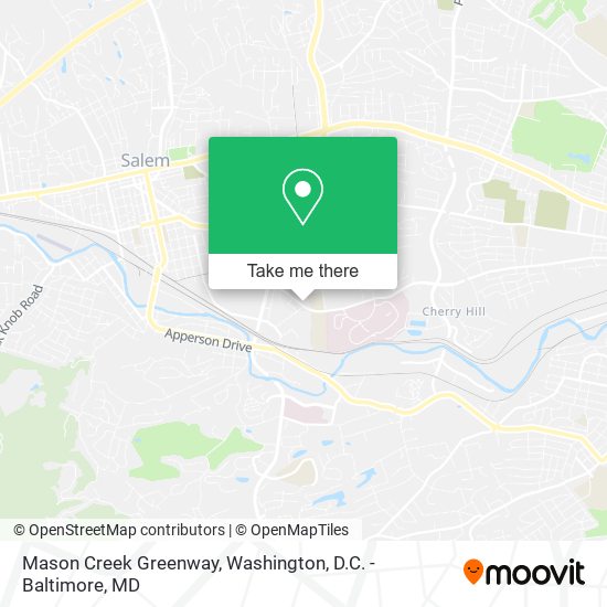 Mapa de Mason Creek Greenway
