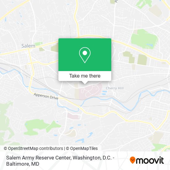 Salem Army Reserve Center map