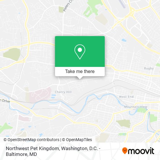 Mapa de Northwest Pet Kingdom