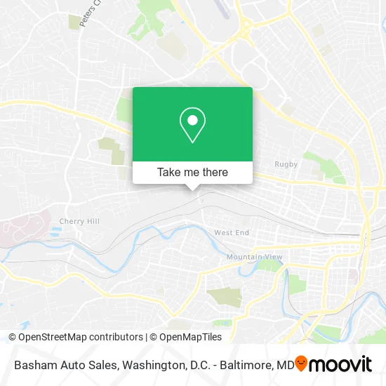 Basham Auto Sales map
