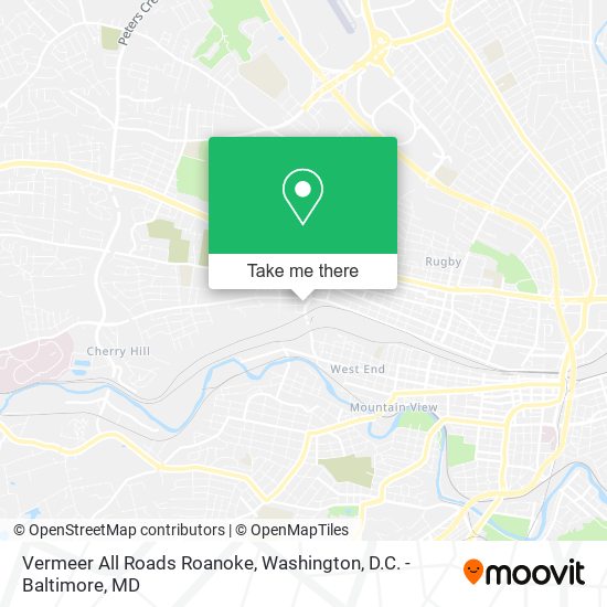 Vermeer All Roads Roanoke map