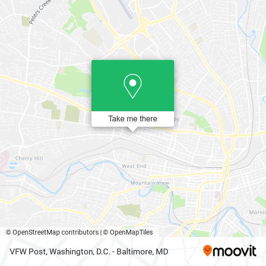 Mapa de VFW Post