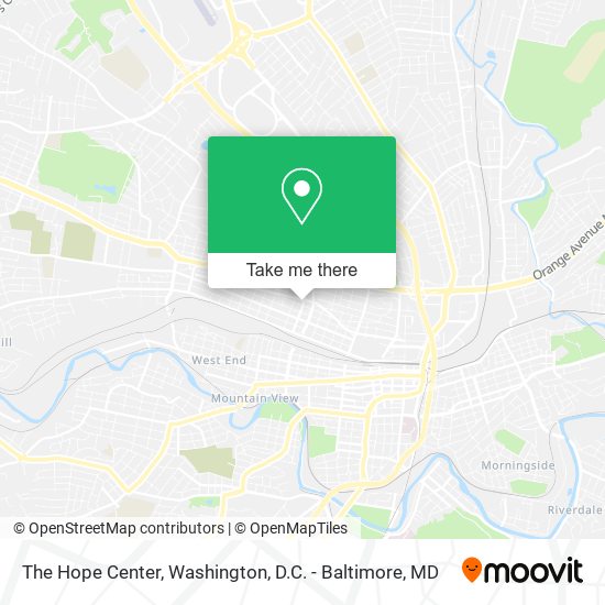 The Hope Center map