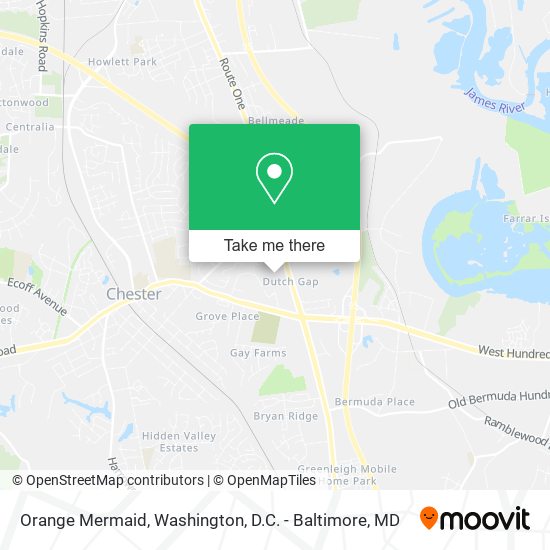 Orange Mermaid map