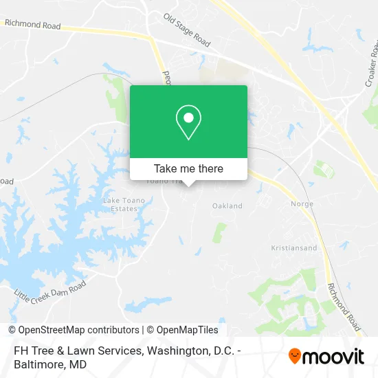 FH Tree & Lawn Services map