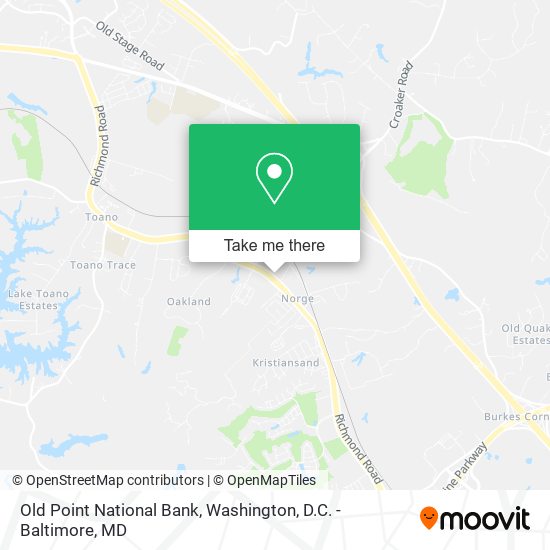 Old Point National Bank map