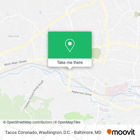 Mapa de Tacos Coronado
