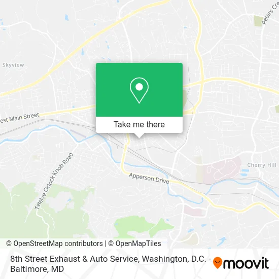 8th Street Exhaust & Auto Service map