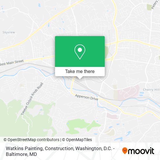 Mapa de Watkins Painting, Construction