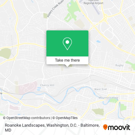 Roanoke Landscapes map