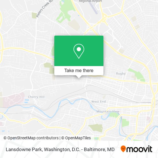 Lansdowne Park map