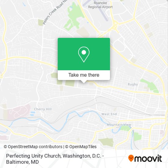 Perfecting Unity Church map