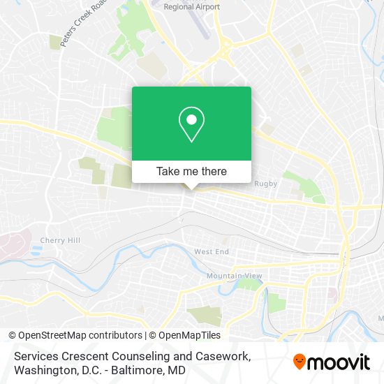 Mapa de Services Crescent Counseling and Casework