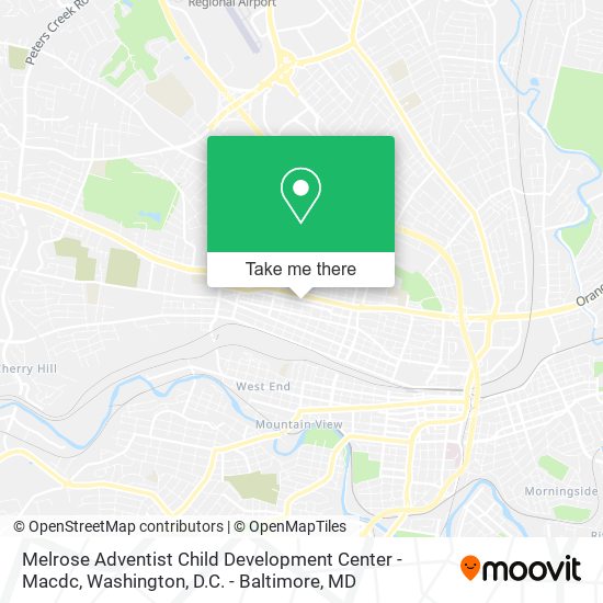 Melrose Adventist Child Development Center - Macdc map