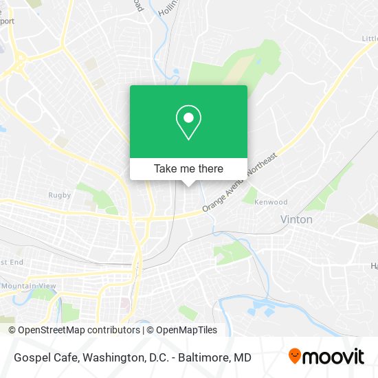 Mapa de Gospel Cafe