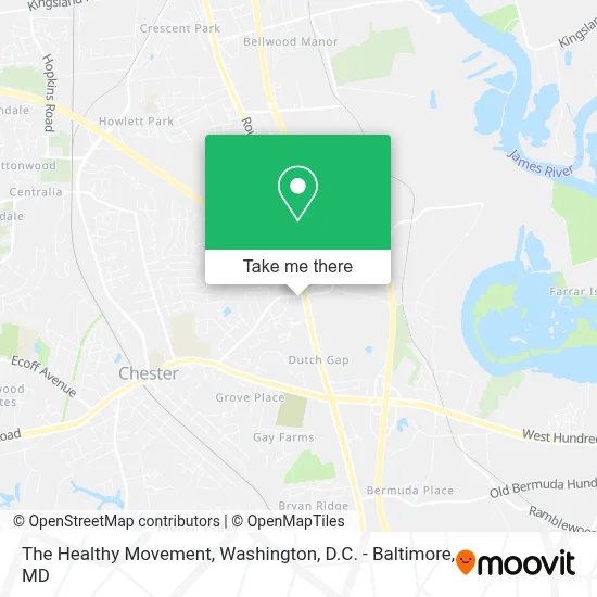 The Healthy Movement map