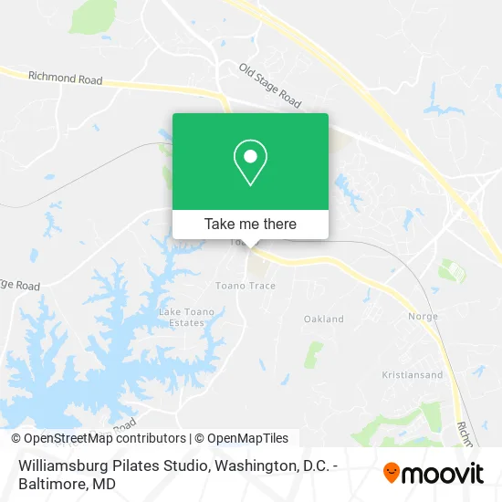 Mapa de Williamsburg Pilates Studio