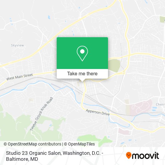Studio 23 Organic Salon map