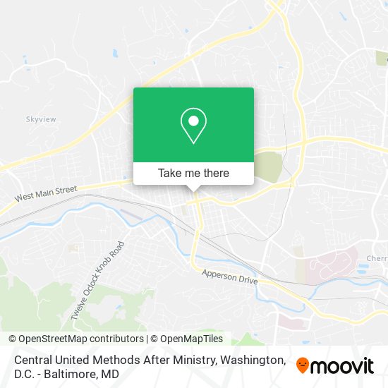 Central United Methods After Ministry map