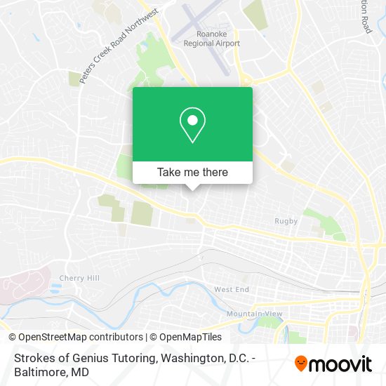 Strokes of Genius Tutoring map