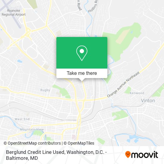 Berglund Credit Line Used map