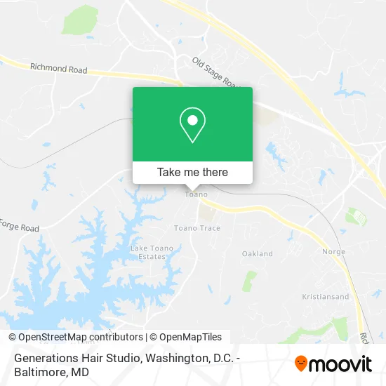 Generations Hair Studio map