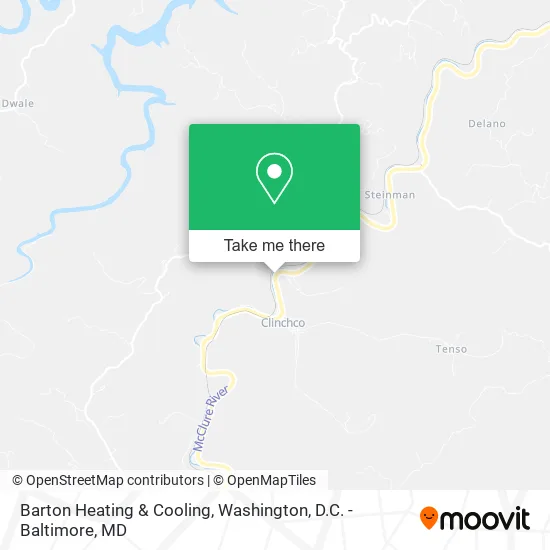 Barton Heating & Cooling map