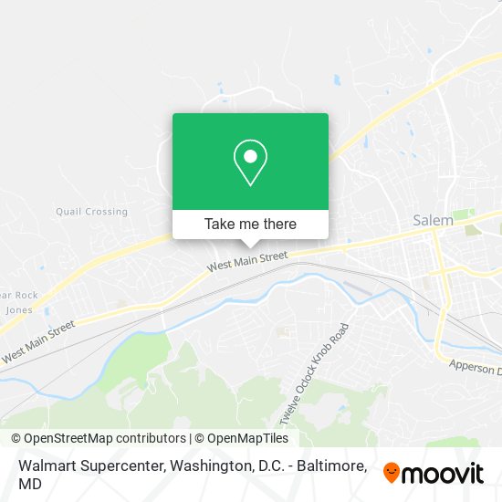 Walmart Supercenter map